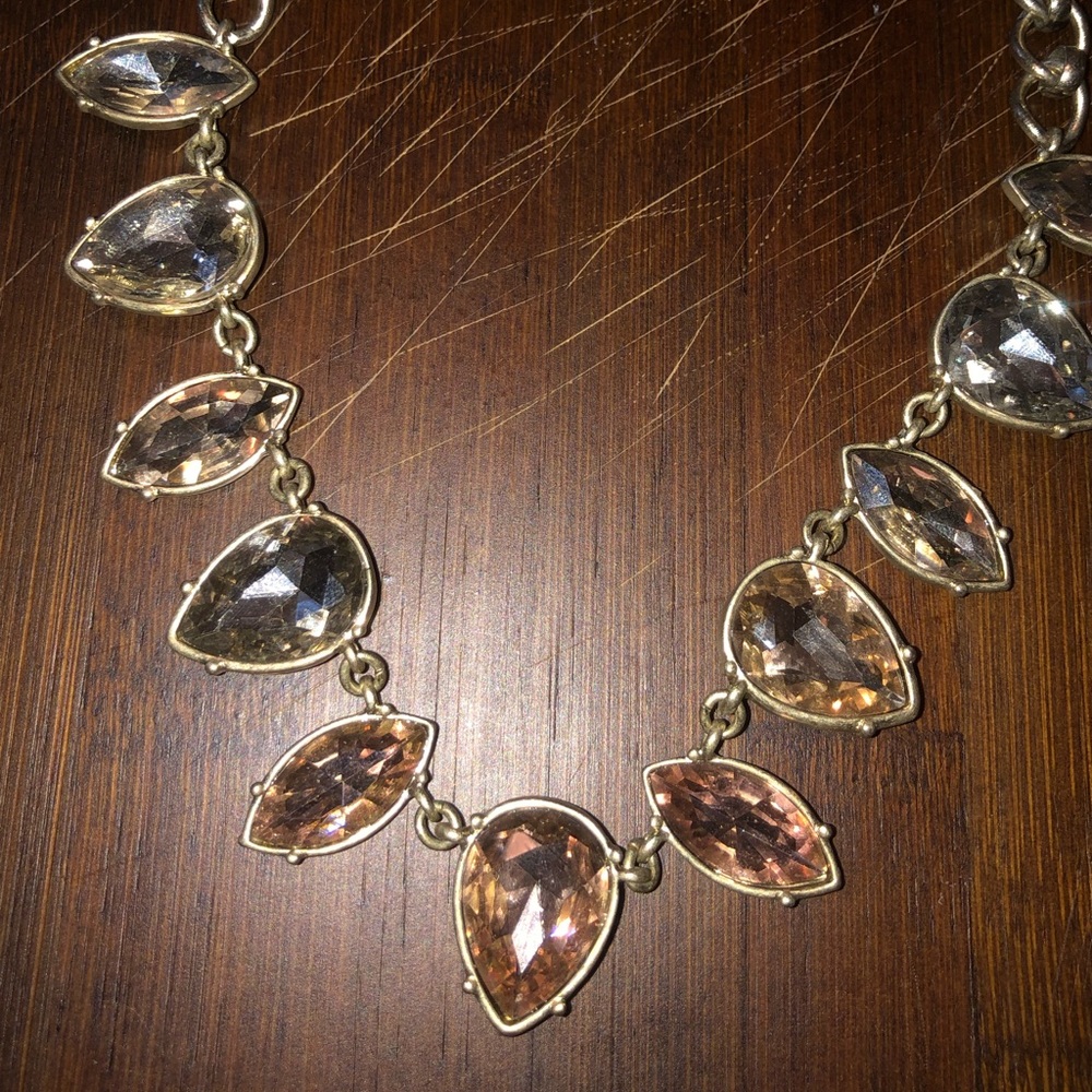 RW&Co. Pink and grey Gemstone necklace 19” - Picture 4 of 6